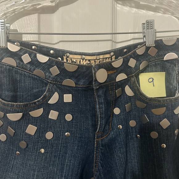 Boom Boom jeans with metal studs. Size 3 P - Picture 2 of 5
